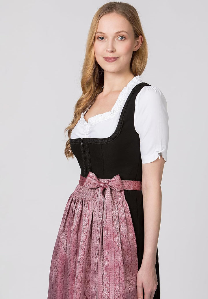 Stockerpoint Damen Schürze Corinna Dirndlschürze, Rose, Regular
