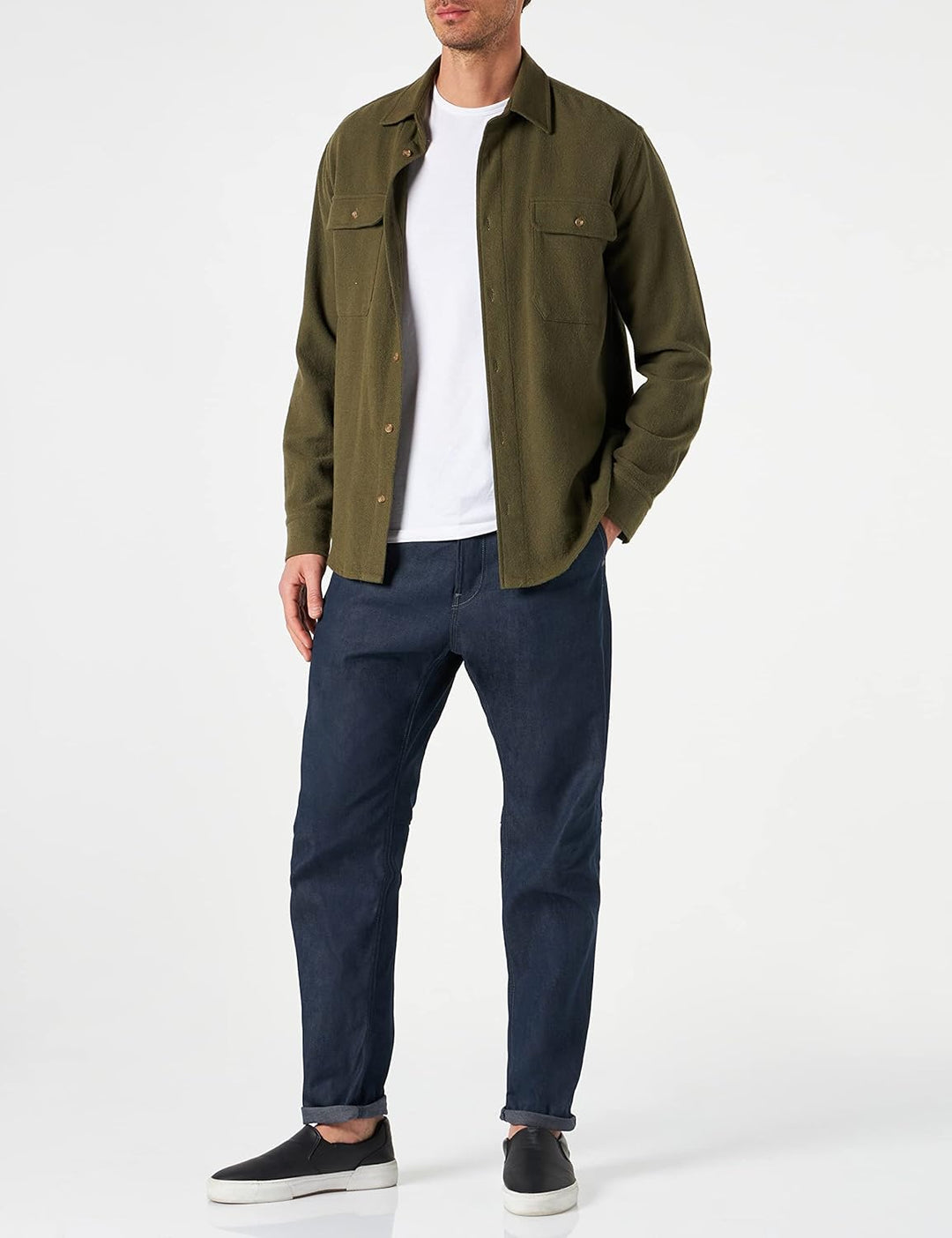 G-STAR RAW Herren Grip 3D Relaxed Tapered Jeans, 26W / 30L Blau (Raw Denim D21006-c970-001)