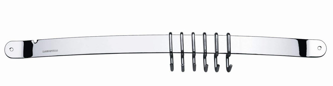 Lagostina 12335390100 Edelstahl Küchenhelfer, Hakenleiste (6 Haken)