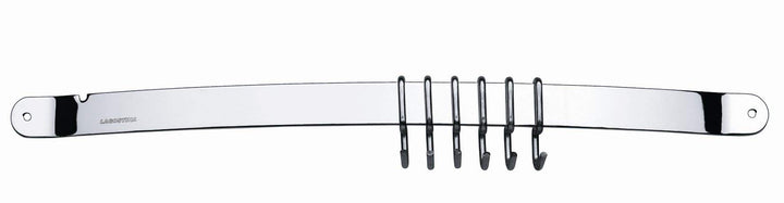 Lagostina 12335390100 Edelstahl Küchenhelfer, Hakenleiste (6 Haken)