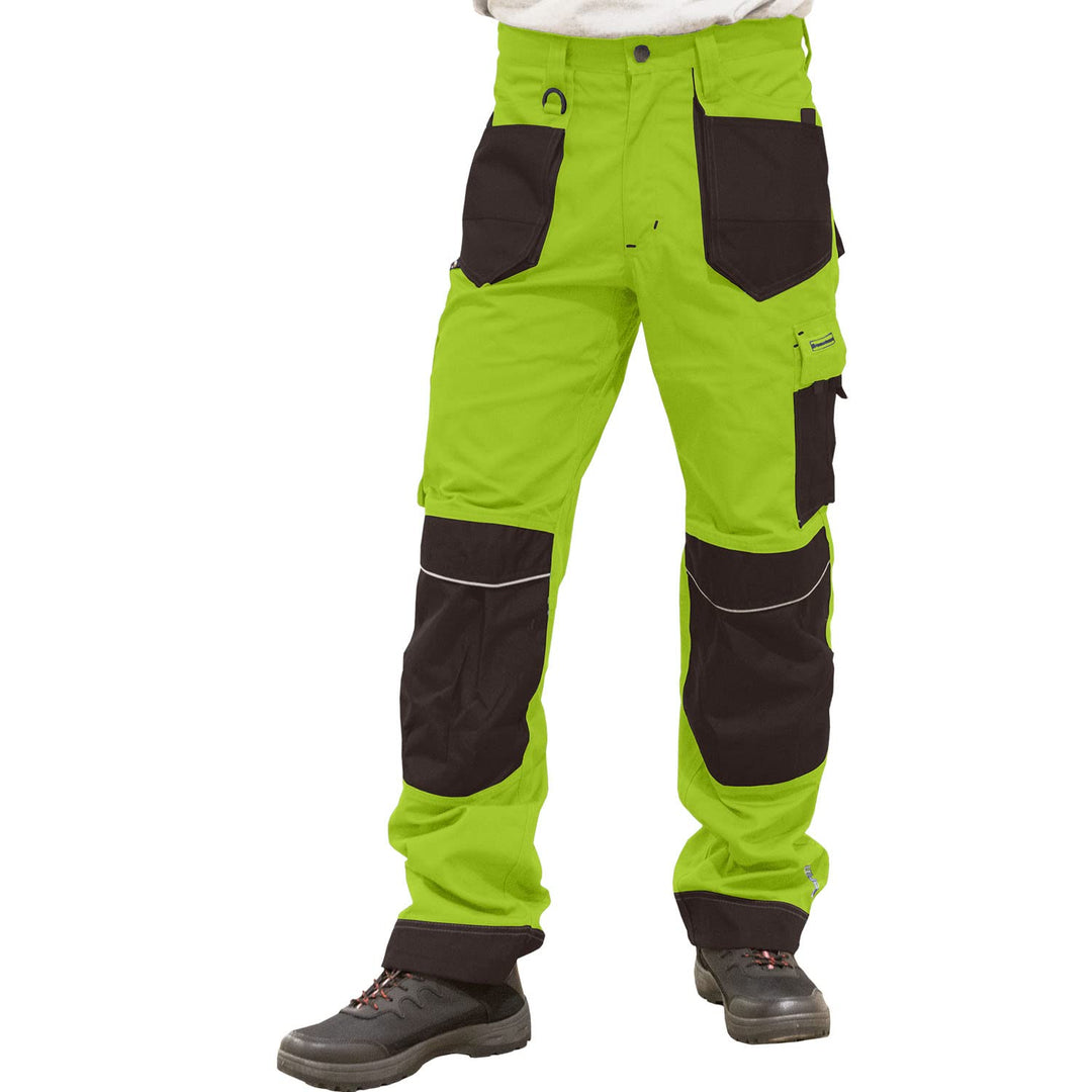 Leber &amp; Hollman Herren Arbeitshose LH-FMN-T B, 65% Polyester 35% Baumwolle 270 g/m2, Bundhose mit Ta