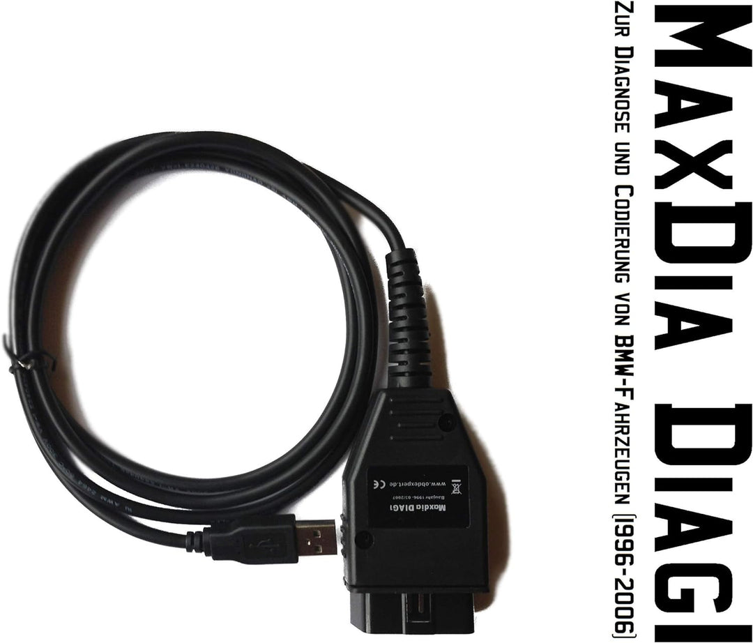MaxDia Diag1 - Diagnose-Interface (Baujahr 1996-2006) zur Diagnose (Fehlerspeicher lesen und löschen