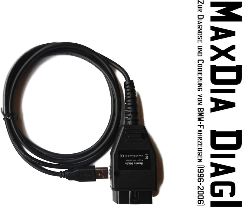 MaxDia Diag1 - Diagnose-Interface (Baujahr 1996-2006) zur Diagnose (Fehlerspeicher lesen und löschen