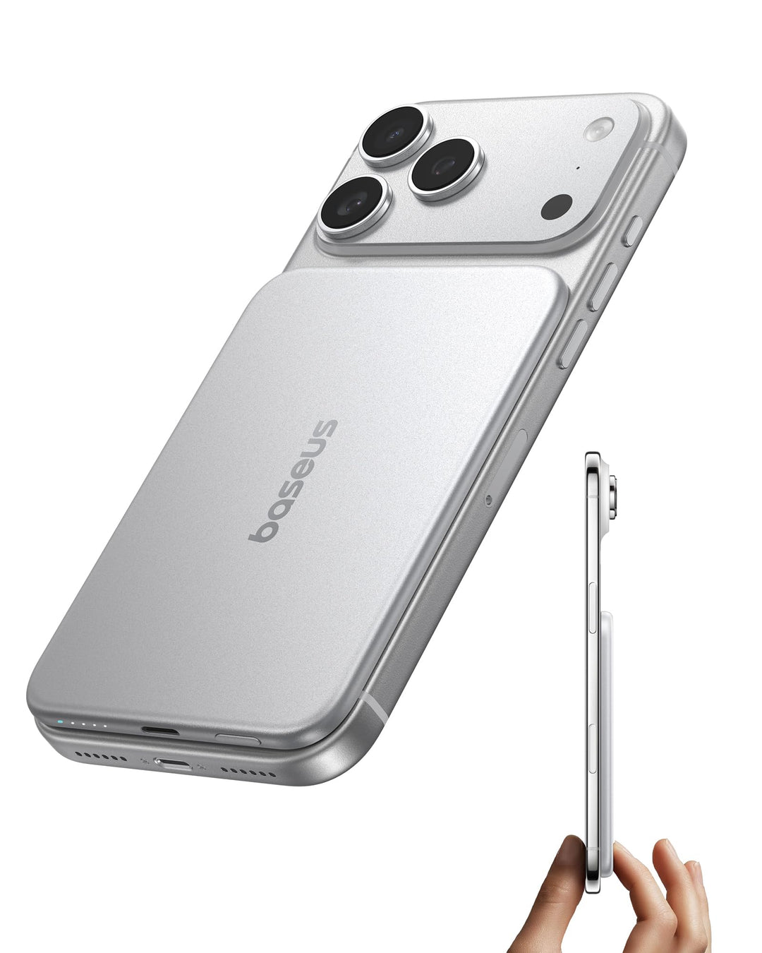 Baseus Picogo Air 0.69cm Ultra Slim 5000mAh Magsafe Powerbank, CCC Zertifizierung Magnetische tragba