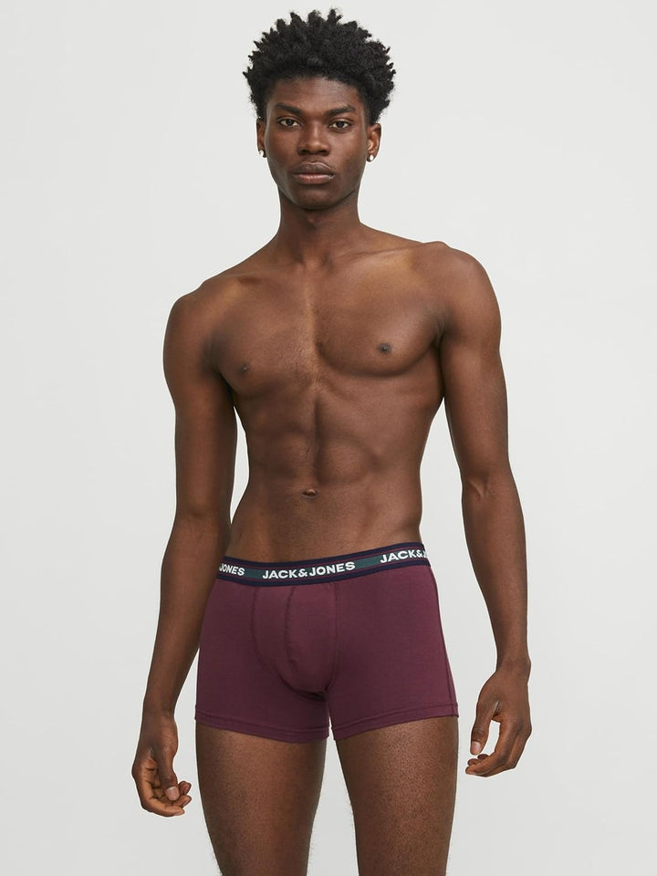 JACK & JONES Male Kurze Boxershorts 10er-Pack Kurze Boxershorts M Dark Grey Melange, M Dark Grey Mel