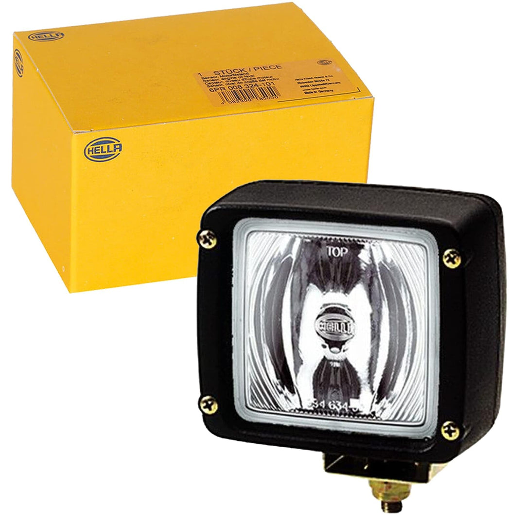 HELLA - Halogen-Arbeitsscheinwerfer - Ultra Beam - 12/24V - Anbau/geschraubt - schwenkbarer Montageb