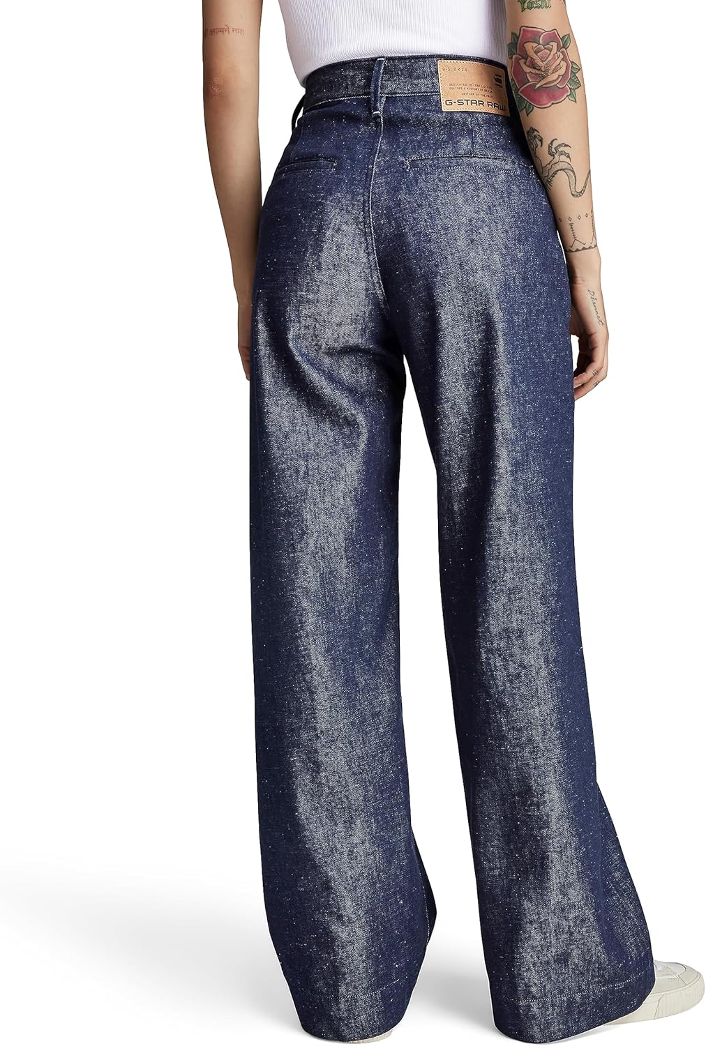 G-Star Damen Deck 2.0 Chino 27W / 32L Blau (Raw Denim D23945-d443-001), 27W / 32L Blau (Raw Denim D2