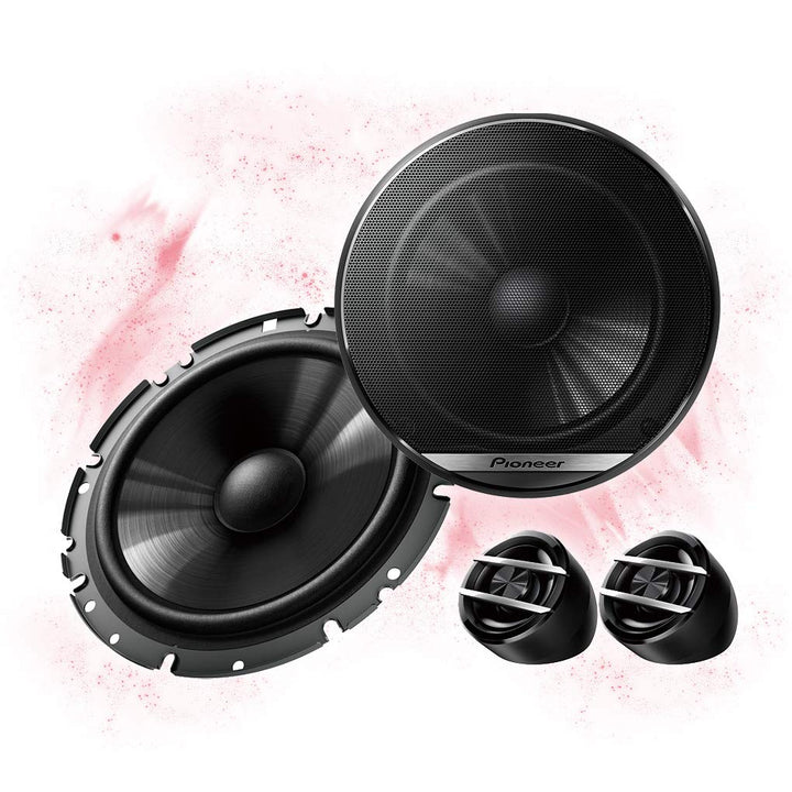 Mediadox Front/Heck 16,5cm/165mm 2-Wege Kompo Auto Lautsprecher/Boxen/Speaker Set von Pioneer (TS-G1