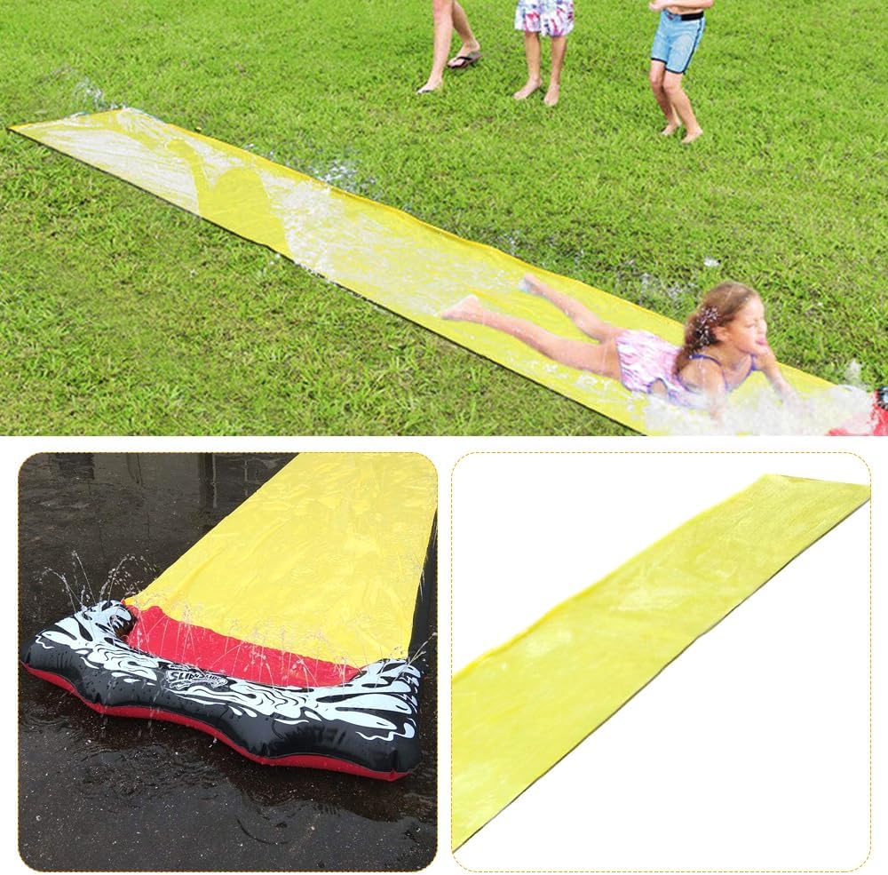 188in x 27in (480 x 70 cm) Wasserrutsche Outdoor Sommer Rasen, Wasserrutsche Garten für Draussen, Si