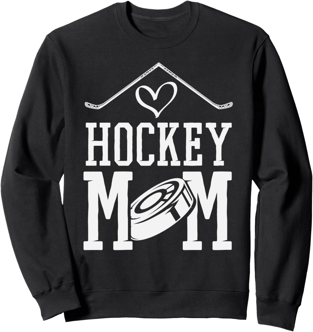 Hockey Mom Sports Fan Kids Exciting Mother Parents Love Fun Sweatshirt