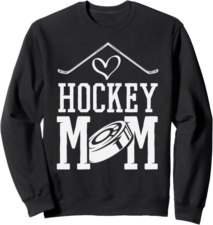 Hockey Mom Sports Fan Kids Exciting Mother Parents Love Fun Sweatshirt