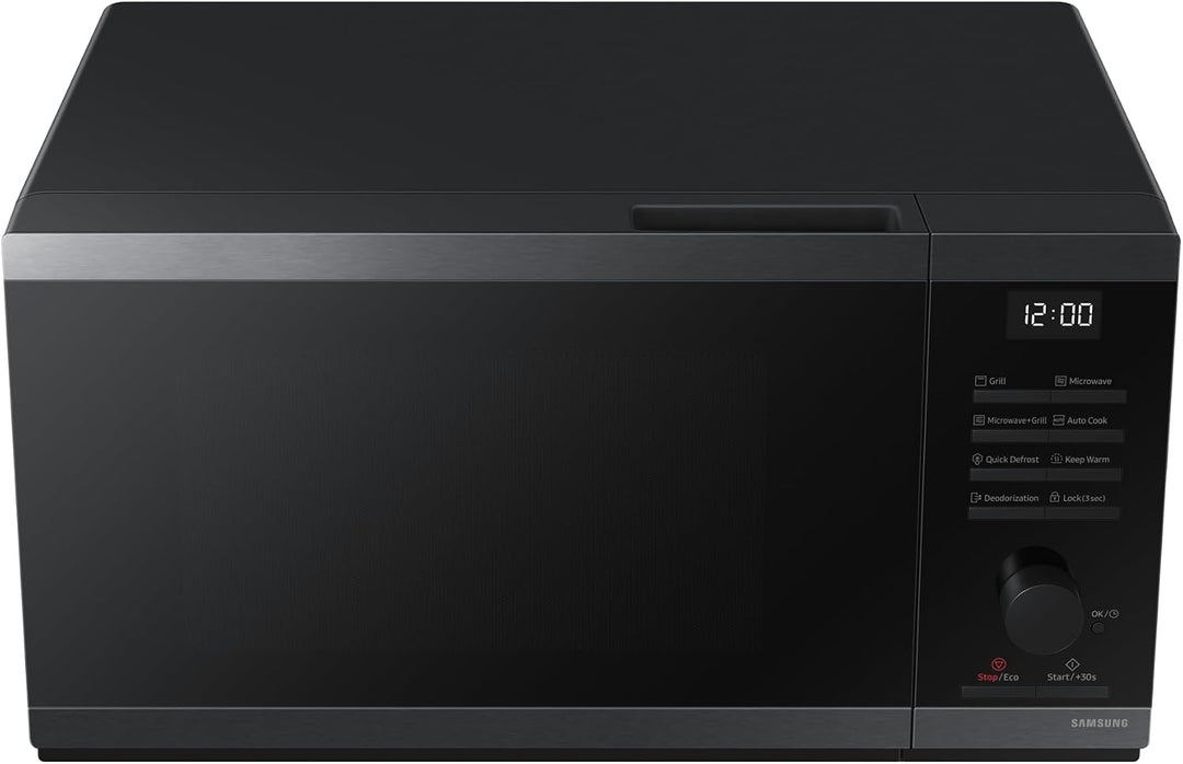 Samsung MG23DG4524AGE1 Mikrowelle mit Grill, 23 l, 800 W, Schwarz