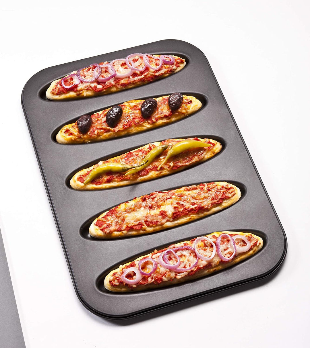 Zenker 5er-Backblech "La Gondola" mit einem Teigausstecher SPECIAL COUNTRIES, Backform aus Stahlblec