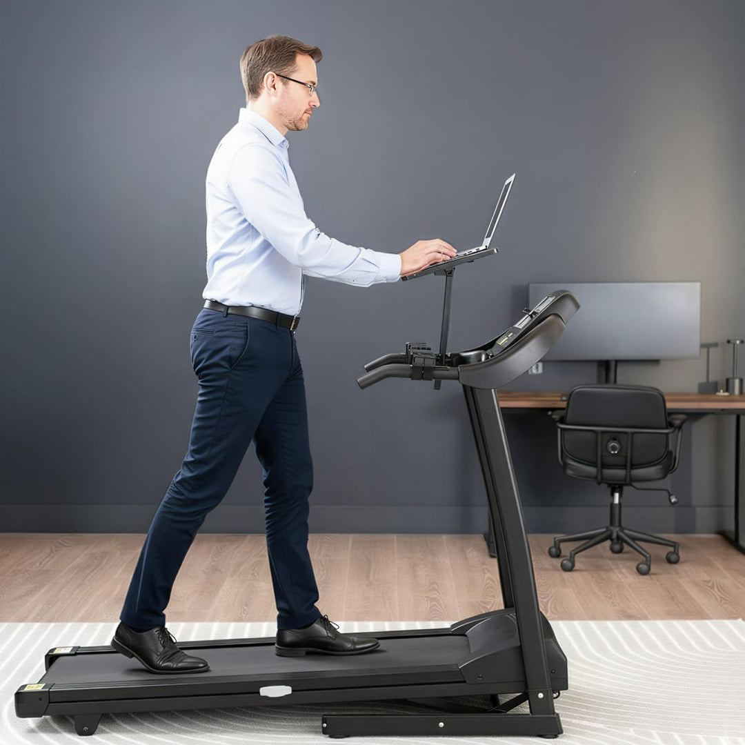 VIVO Universal Holz Laptop Laufband Schreibtisch, Einstellbare Ergonomische Notebook Halterung Ständ