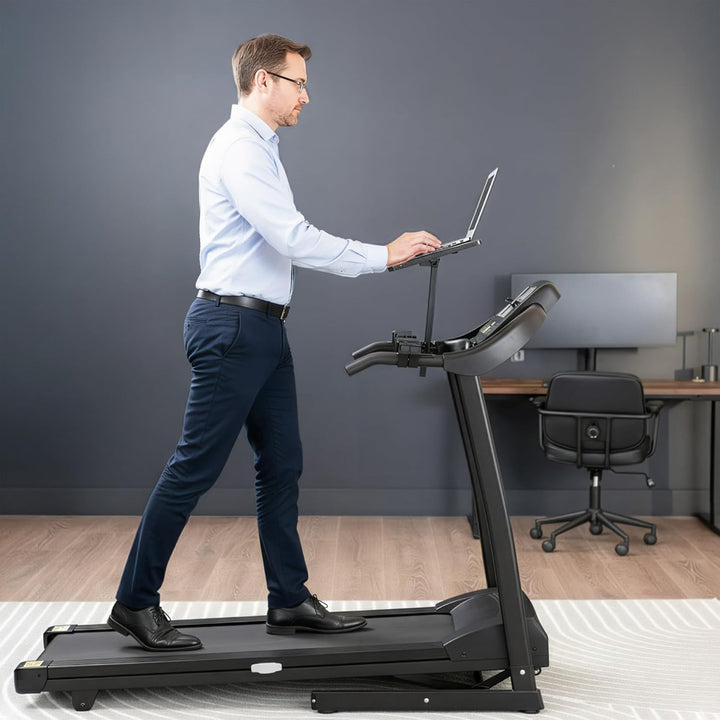 VIVO Universal Holz Laptop Laufband Schreibtisch, Einstellbare Ergonomische Notebook Halterung Ständ