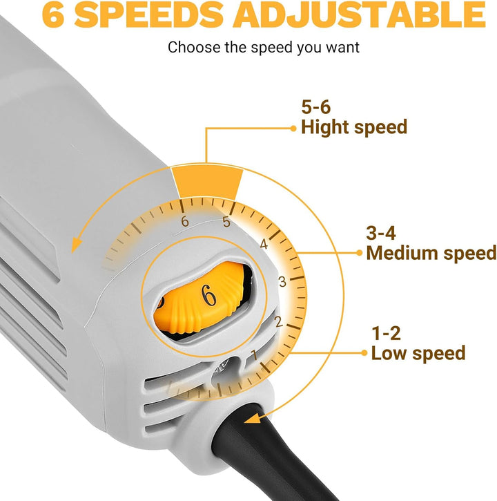 Winkelschleifer 125 mit Drehzahlregelung: DEKOPRO 125mm 800W Corded Electric Trennschleifer für Schn
