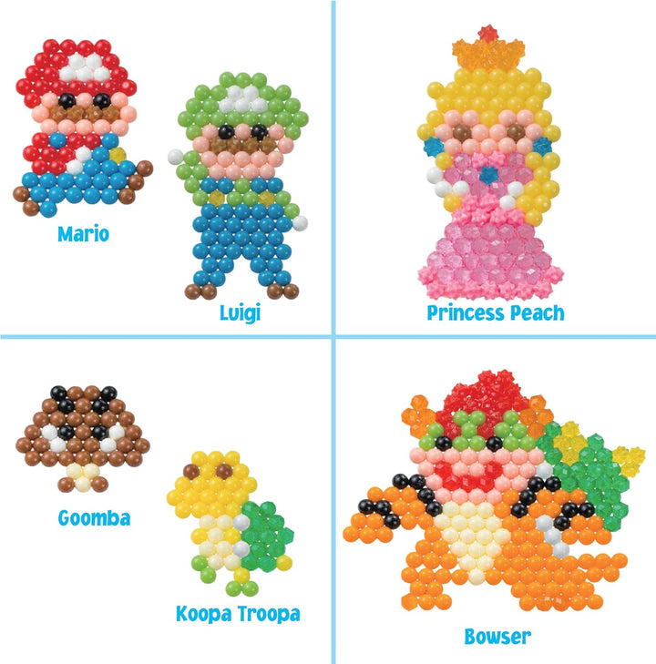 Aquabeads 31946 Super Mario™ Sternperlen Set - Bastelset, Bunt Single, Single