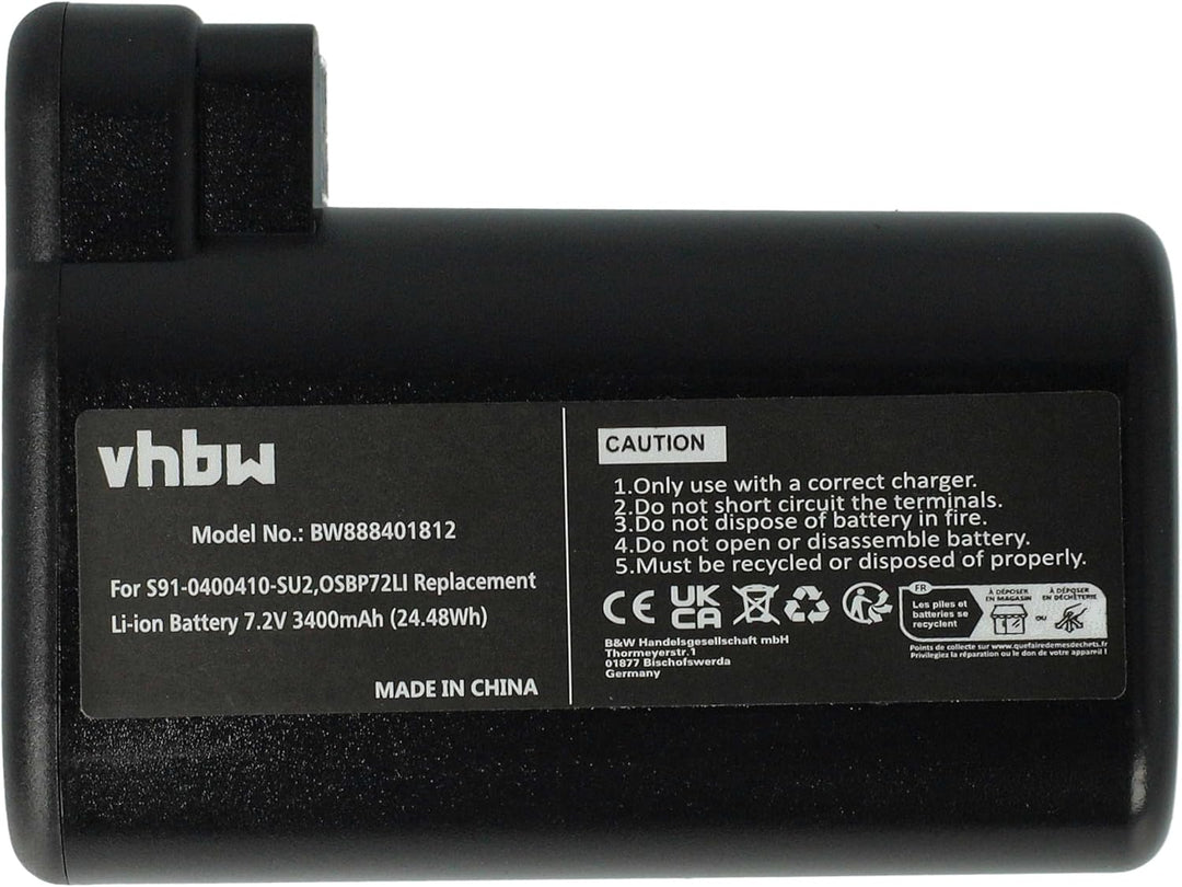 vhbw 2X Akku kompatibel mit AEG Electrolux Osiris | RX8, RX7-1-TM, 900277487, RX8-1-4SWN, 900277485