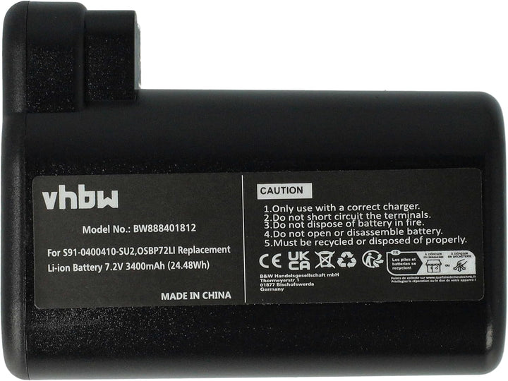 vhbw 2X Akku kompatibel mit AEG Electrolux Osiris | RX8, RX7-1-TM, 900277487, RX8-1-4SWN, 900277485