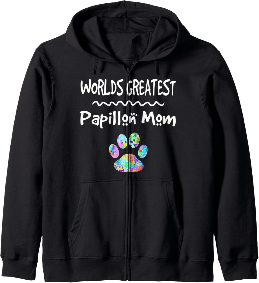 Worlds Greatest Puggle Dog Mom Mother Cute Paw Kapuzenjacke