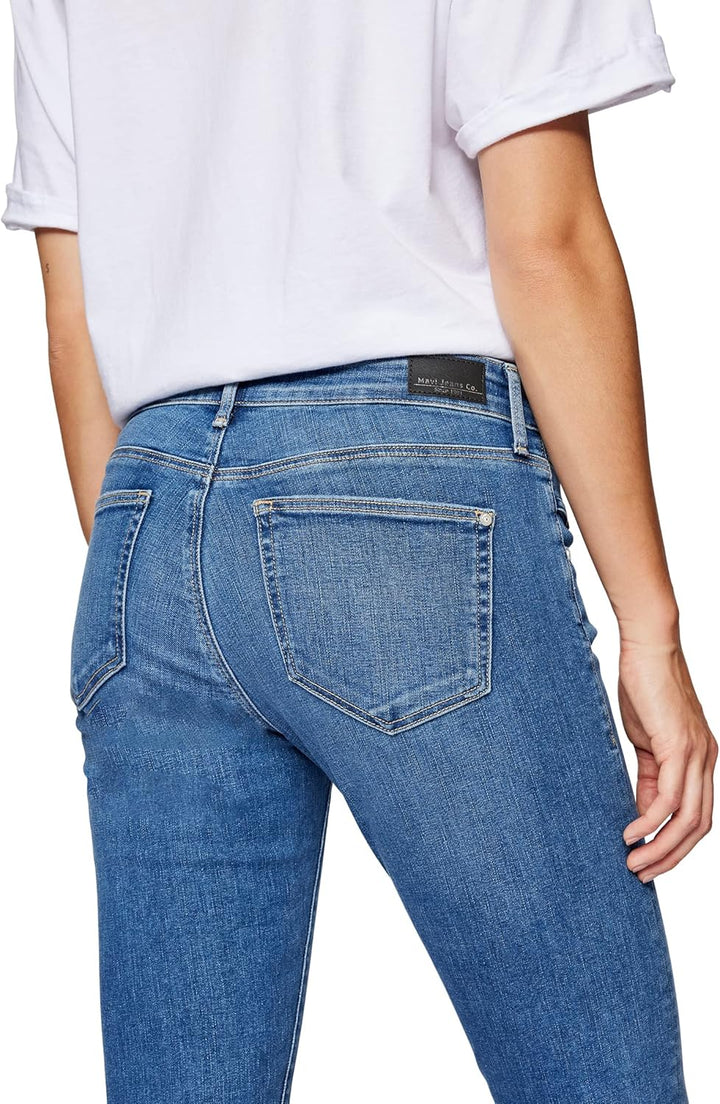 Mavi Damen Lexy Jeans 27W / 27L Mid Brushed Glam, 27W / 27L Mid Brushed Glam