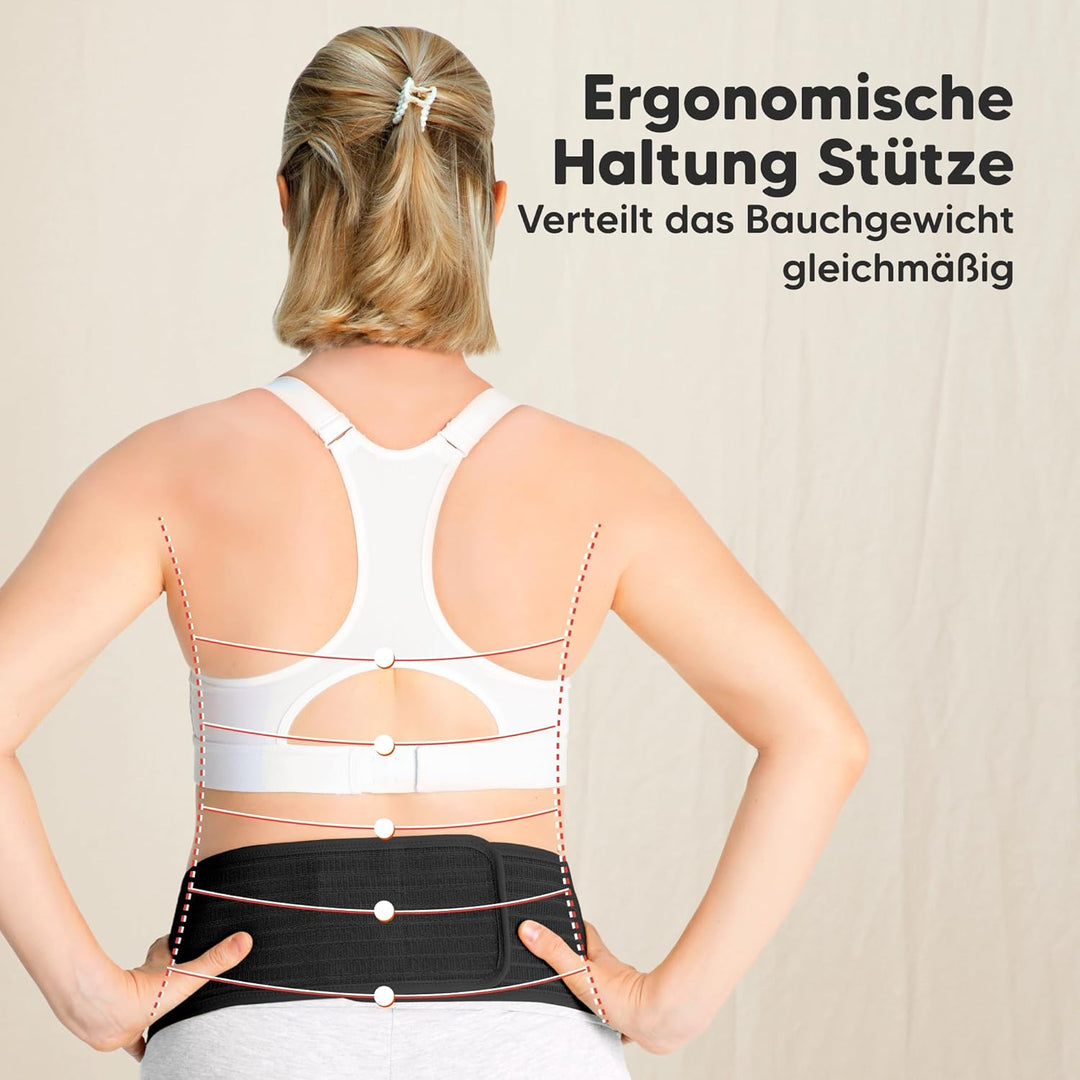 KeaBabies Bauchgurt Schwangerschaft - Weicher und atmungsaktiver schwangerschaftsgürtel - Bauchband