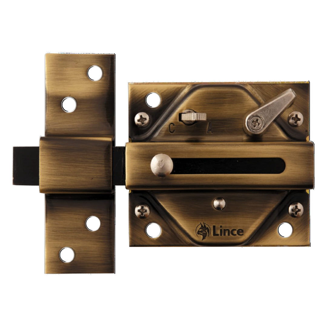 Lince Riegelschloss 2940 Bi 0 Bronze Englisch, 0 Bronze Englisch