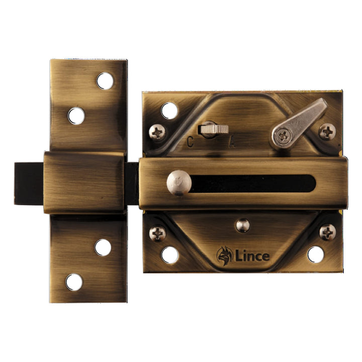 Lince Riegelschloss 2940 Bi 0 Bronze Englisch, 0 Bronze Englisch