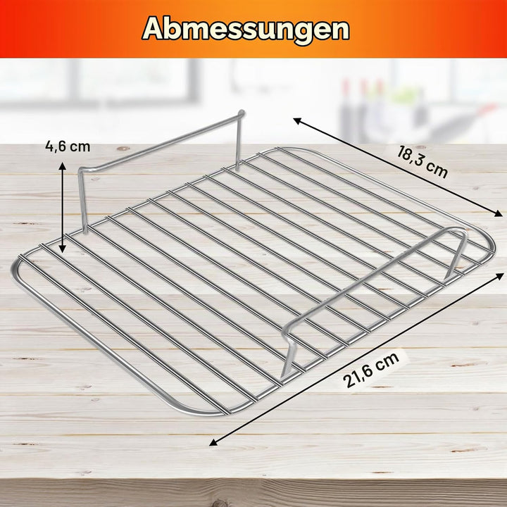 GCQ Luftfritteuse-Drahtrost für Ninja SL401 DoubleStack XL Luftfritteuse, Ersatzteil 8,5&