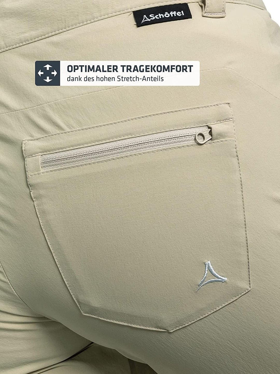 Schöffel Damen Pants Caracas2, leichte und kühlende Wanderhose aus elastischem Stoff, vielseitige Ou