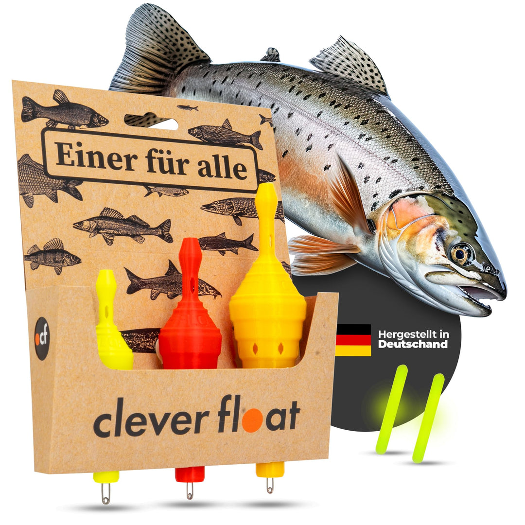 Angelposen Set ohne Blei – Posen mit AirControl-System | Schwimmer Angeln mit verstellbarem Anbisswi