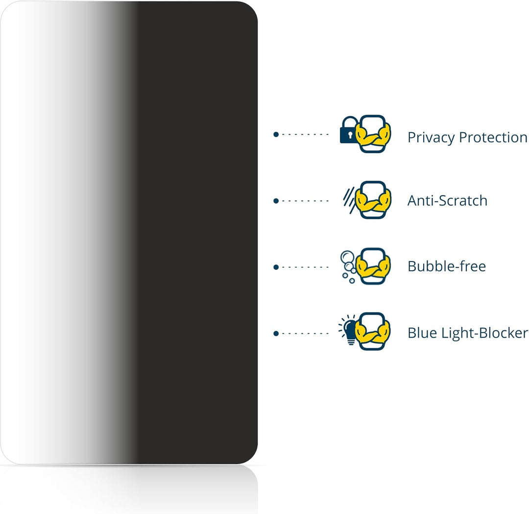 BROTECT Anti-Spy Blickschutzfolie für Dell Latitude 7350 Detachable Privacy Screen Protector [Displa