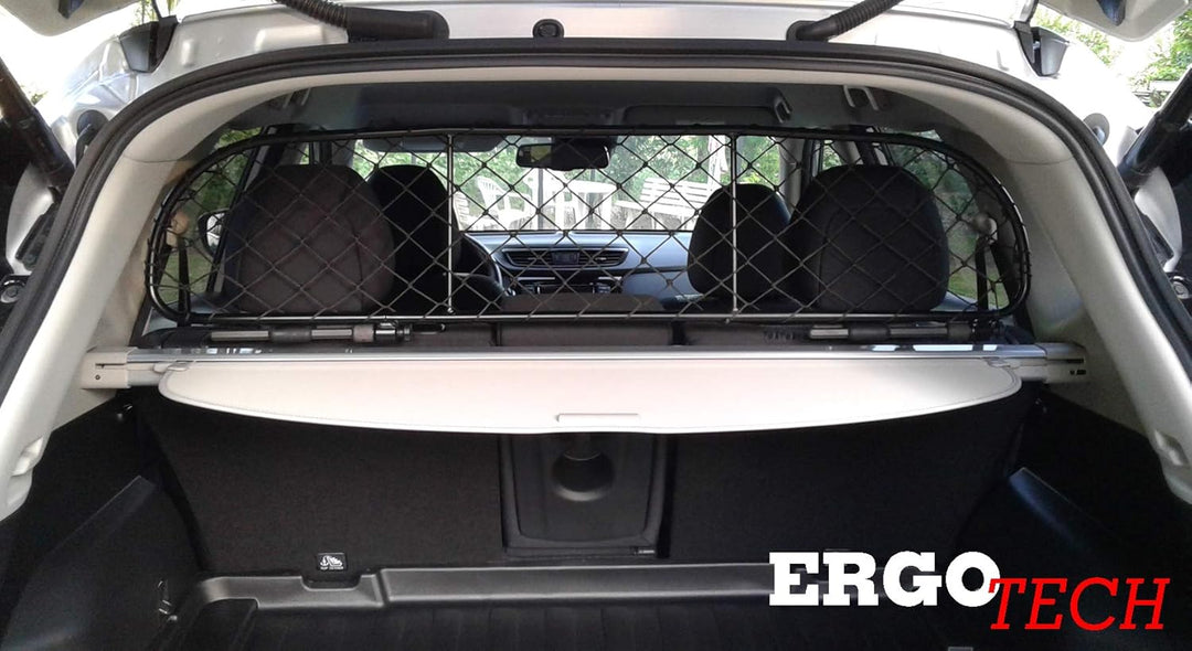 ERGOTECH Trennnetz Trenngitter Hundegitter kompatibel mit Nissan X-Trail (2014-2022) RDA65-S8