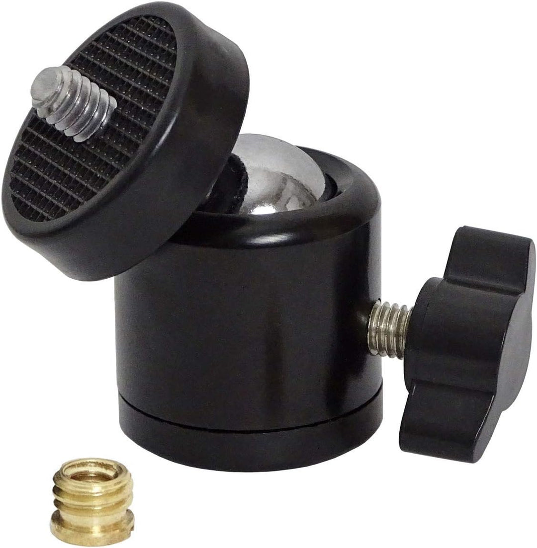keepdrum Galgen-Mikrofonständer + Kugelgelenk Stativ-Adapter Gewinde 1/4 zu 3/8