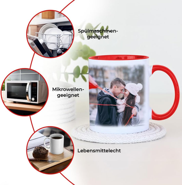 Personalisierte Tasse | personalisiert mit Foto oder Text | Tasse mit Bild | Geschenkidee | Fototass