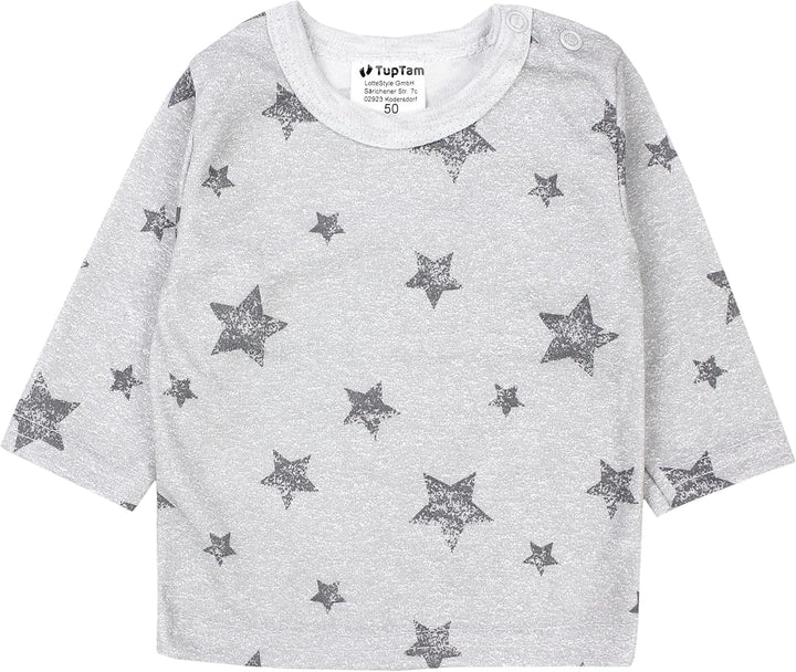 TupTam Baby Jungen Langarmshirt Gestreift 5er Set 62 Mehrfarbig 6, 62 Mehrfarbig 6