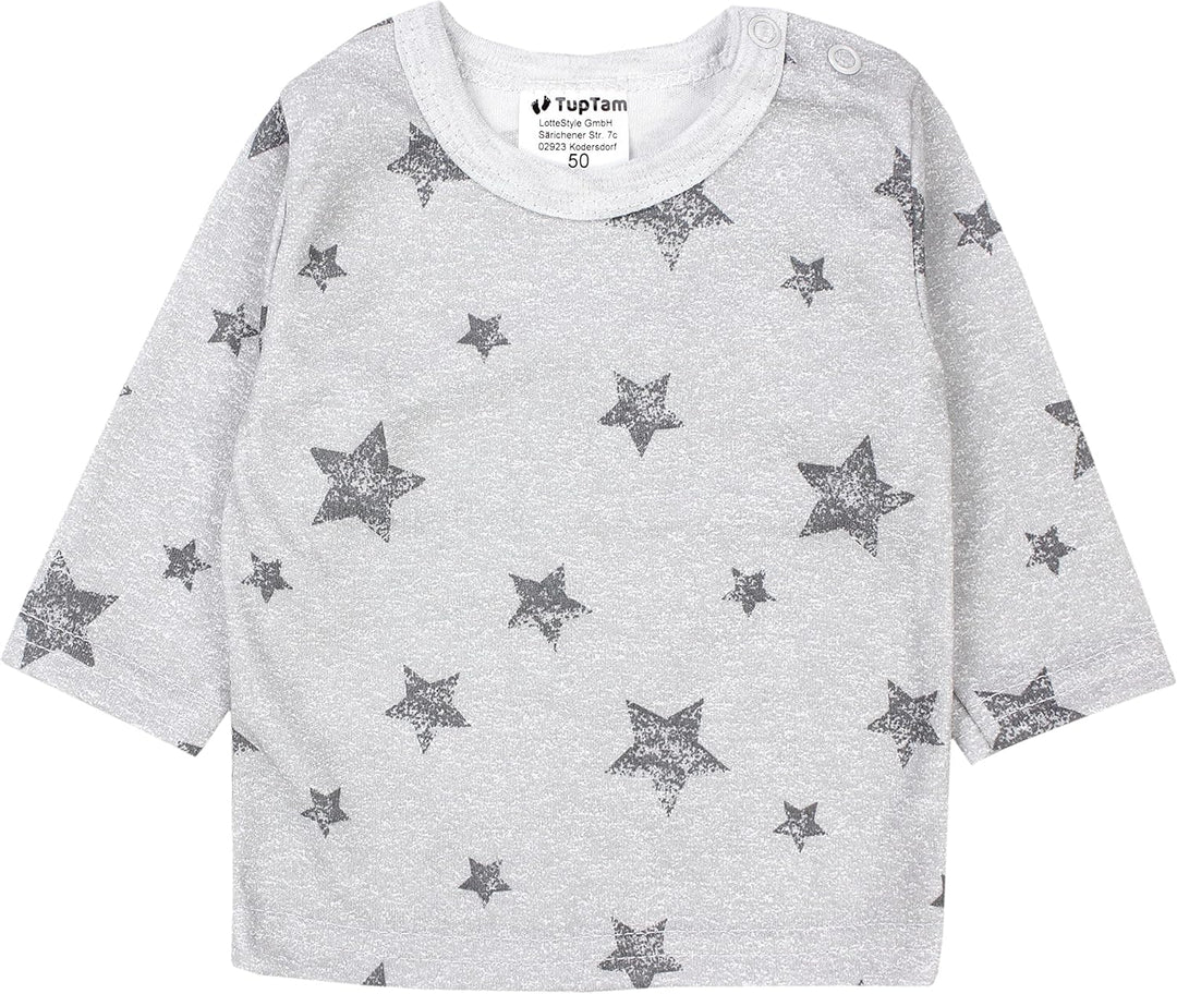 TupTam Baby Jungen Langarmshirt 5er Set 80 Mehrfarbig 6, 80 Mehrfarbig 6