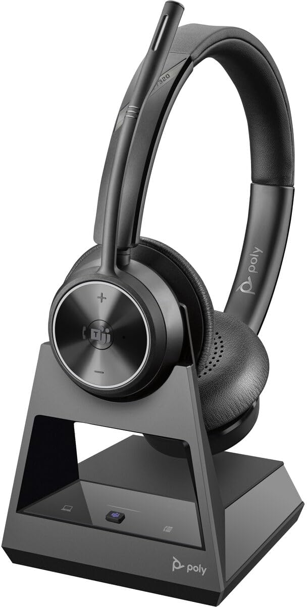 Poly Savi 7320-M Office Headset Stereo Stereo MS Teams zertifiziert, Stereo MS Teams zertifiziert