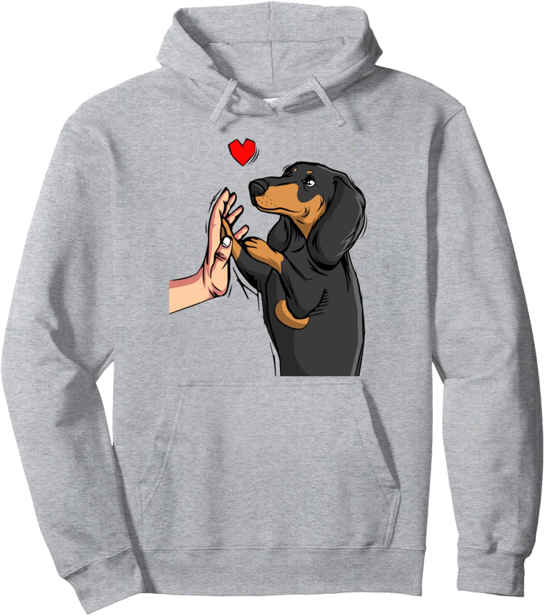 Dackel Liebe Hundehalter Frauchen Geschenkidee Pullover Hoodie