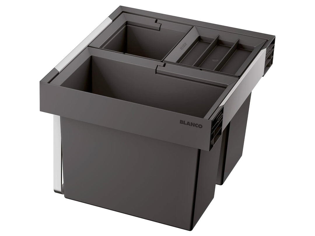 BLANCO FLEXON II low 50/3 | Abfall Müllsystem | für 50 cm breite Unterschränke | zum Einbau in Schub
