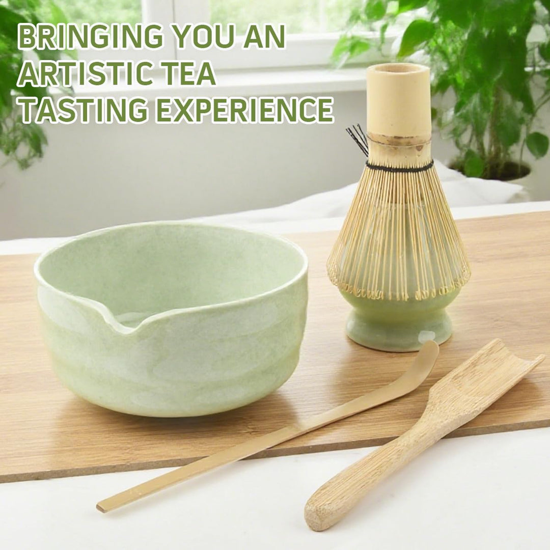 Matcha Set mit Matcha Besen Matchas Schale, Besenhalter, Matcha-Rührer-Sets, Matcha-Whisk Set für Di