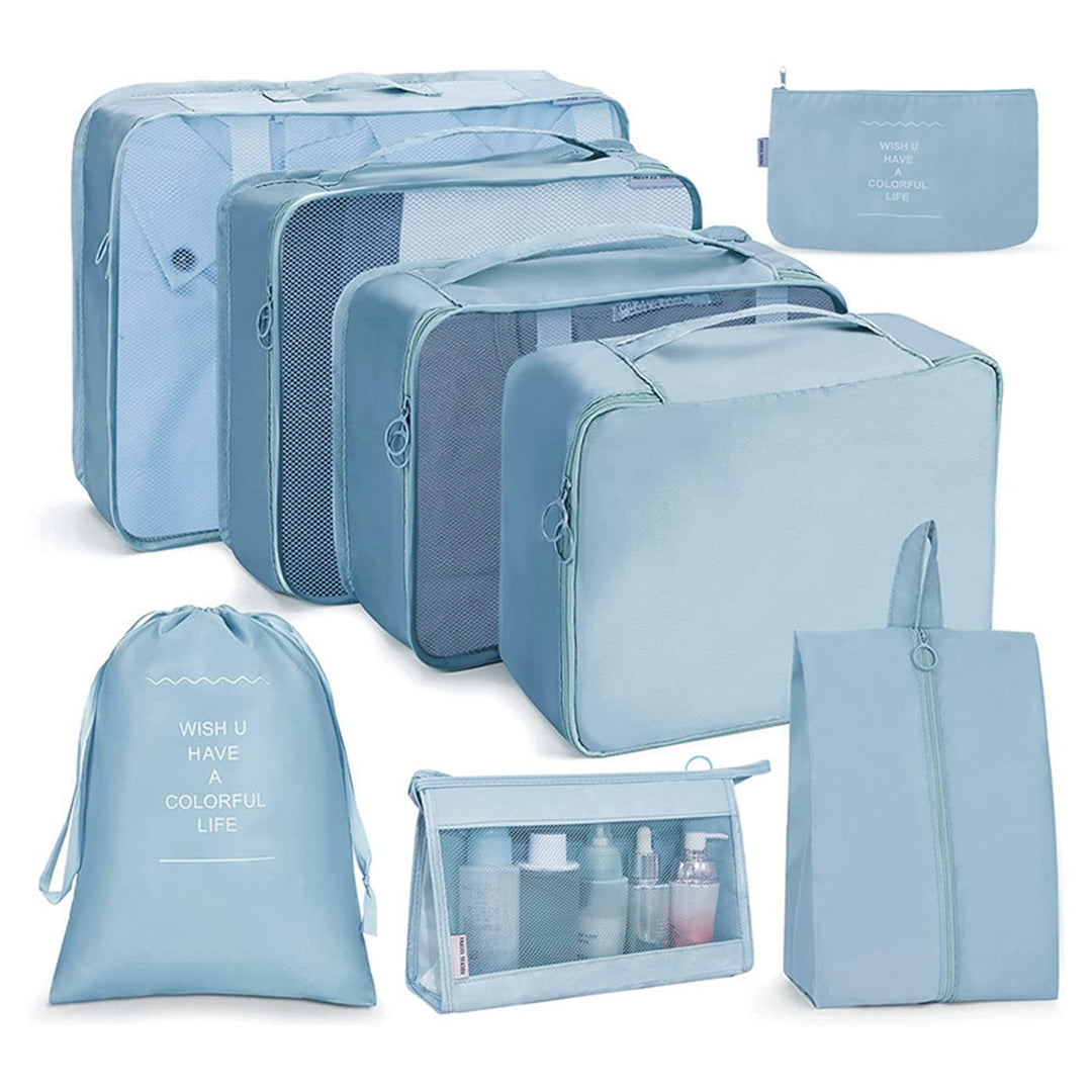 OSDUE Koffer Organizer Set 8-teilig, Packing Cubes, Wasserdichte Reise Kleidertaschen, Packtaschen f