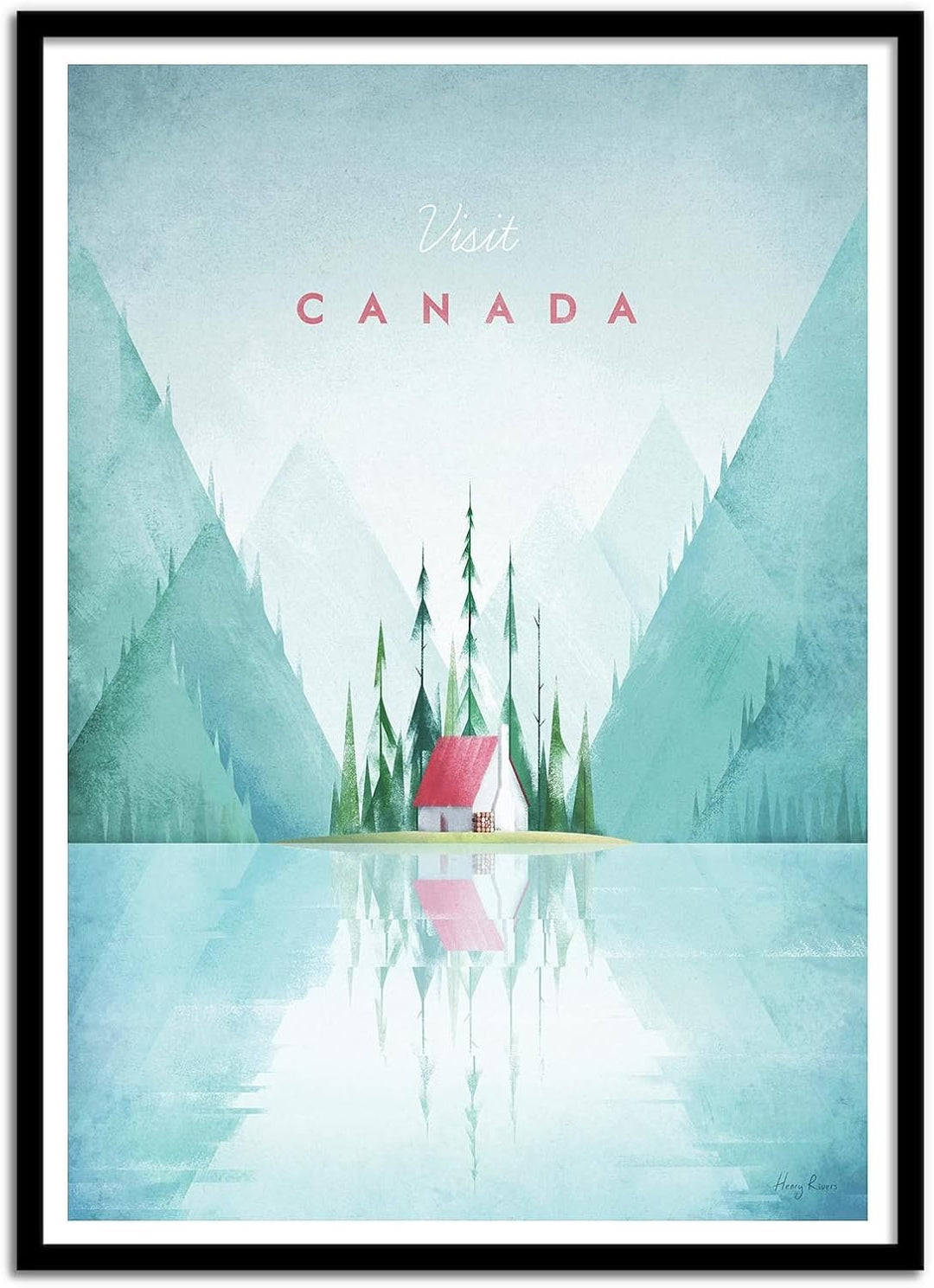 Art-Poster - Visit Canada - Henry Rivers - 50 x 70 cm