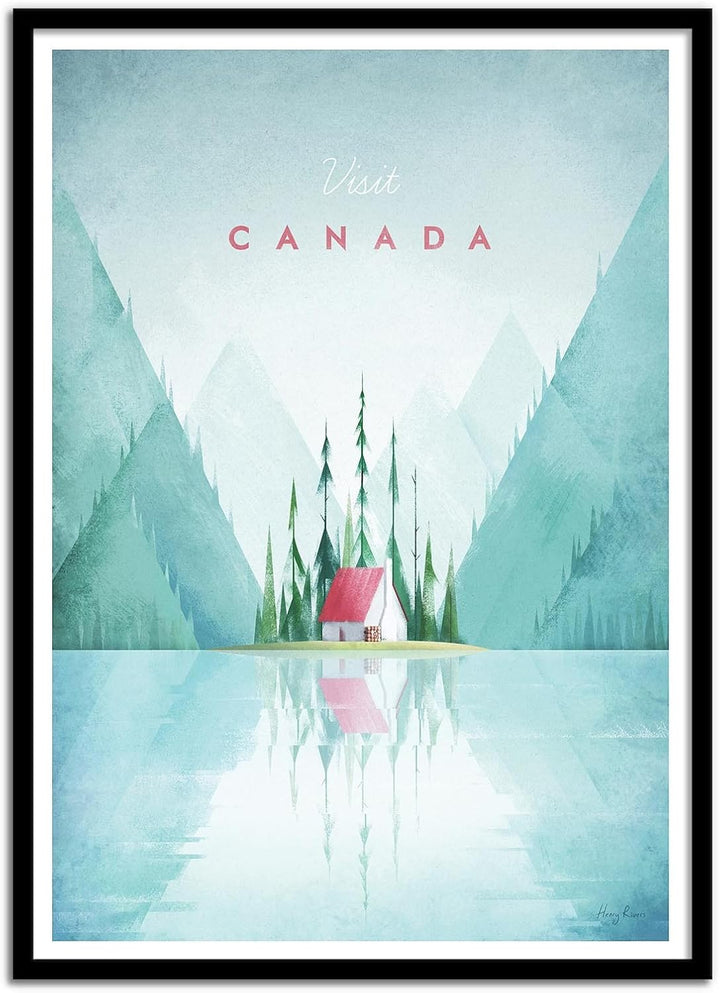 Art-Poster - Visit Canada - Henry Rivers - 50 x 70 cm