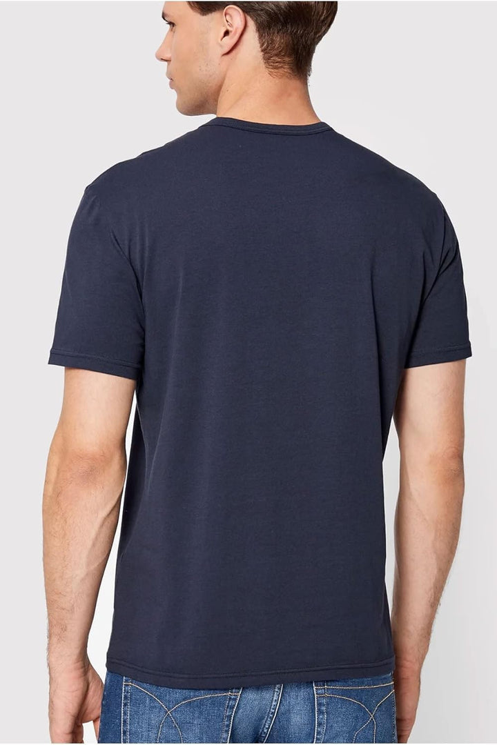 Emporio Armani Herren Shirt (2er Pack) S Marine/Marine, S Marine/Marine