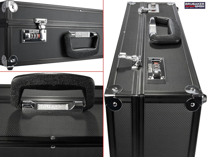BRUBAKER universal Transportkoffer aus Aluminium - Fotokoffer mit Schaumstoff für Kameras, Equipment