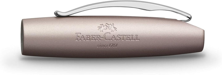 Faber-Castell 148420 - Füller Essentio, Feder M, Aluminium Rose rosé Füller Feder M, rosé Füller Fed