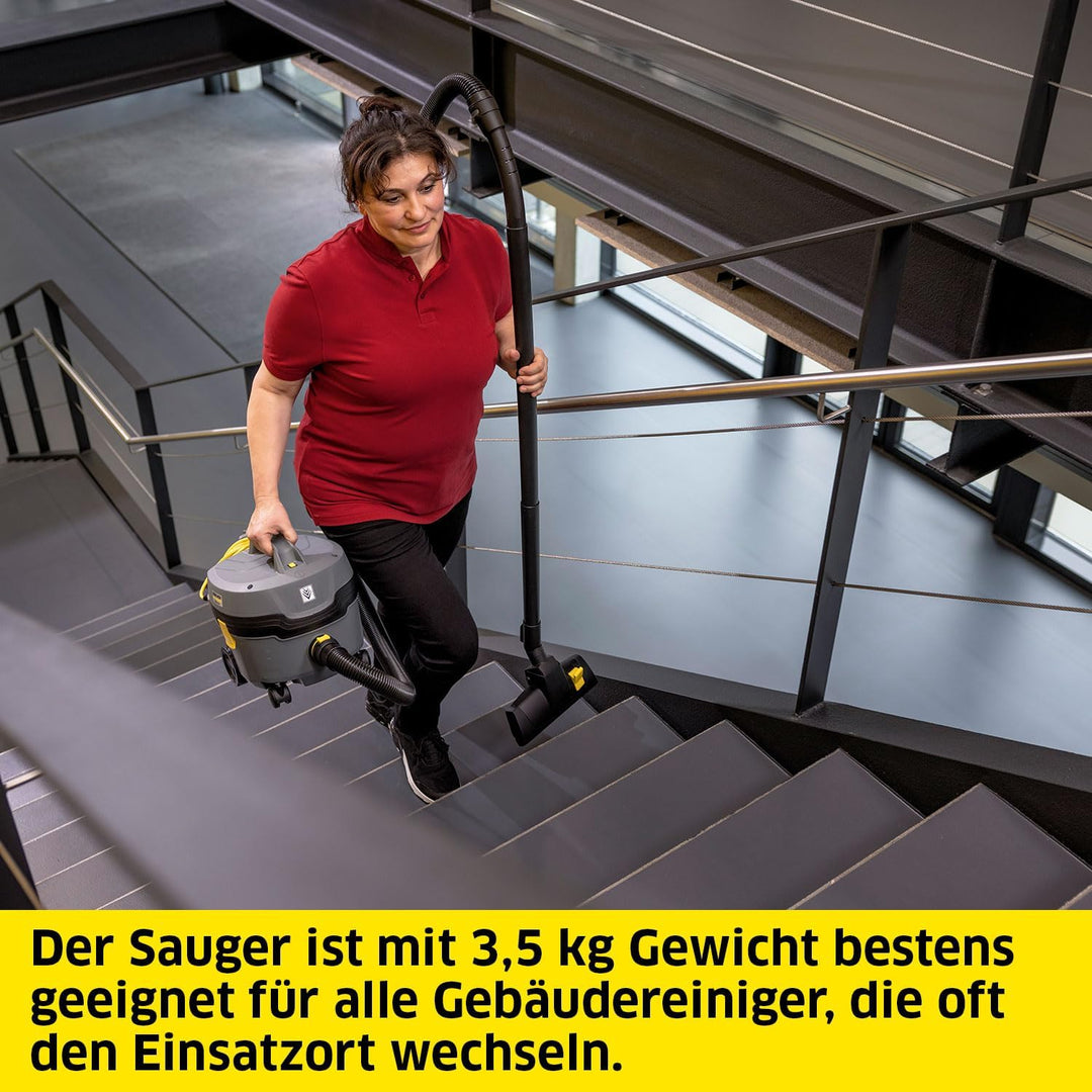 Kärcher T 7/1 Classic Trockensauger, 3,5 kg leichter Sauger, kompakt und wendig, 23 kPA Saugkraft, 7