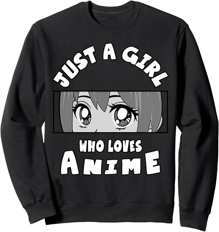 Nur ein Mädchen, das Anime liebt - Teen Manga Fan & Anime Sweatshirt
