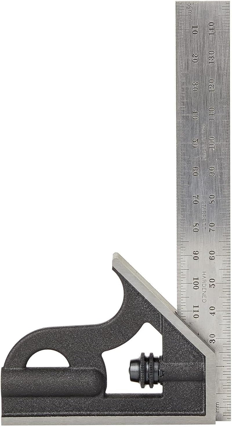 Starrett 10MH-150 Gusseisen Vierkantkopf Student Kombi Vierkant, 150 mm Grösse Single, Single